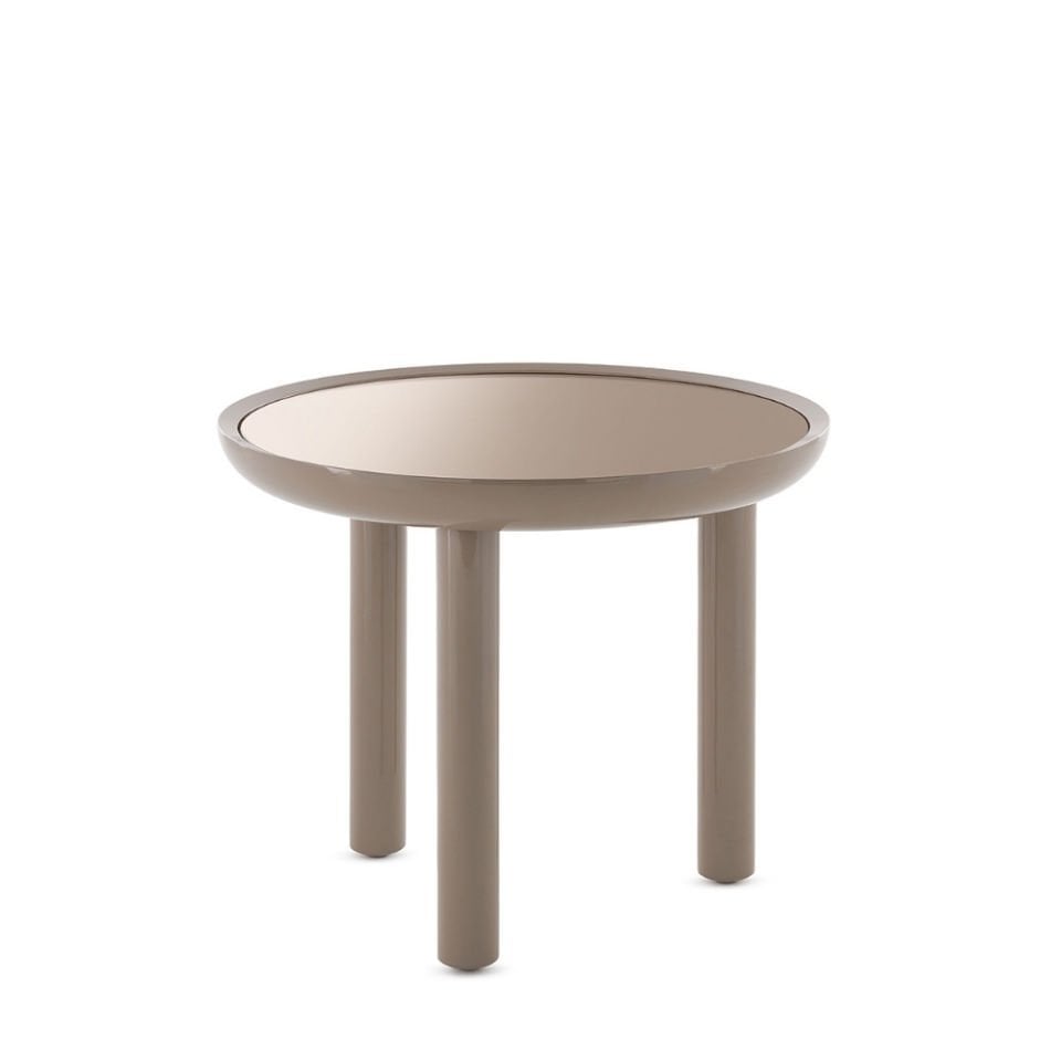 Kartell K-Top Yuvarlak Dove Sehpa