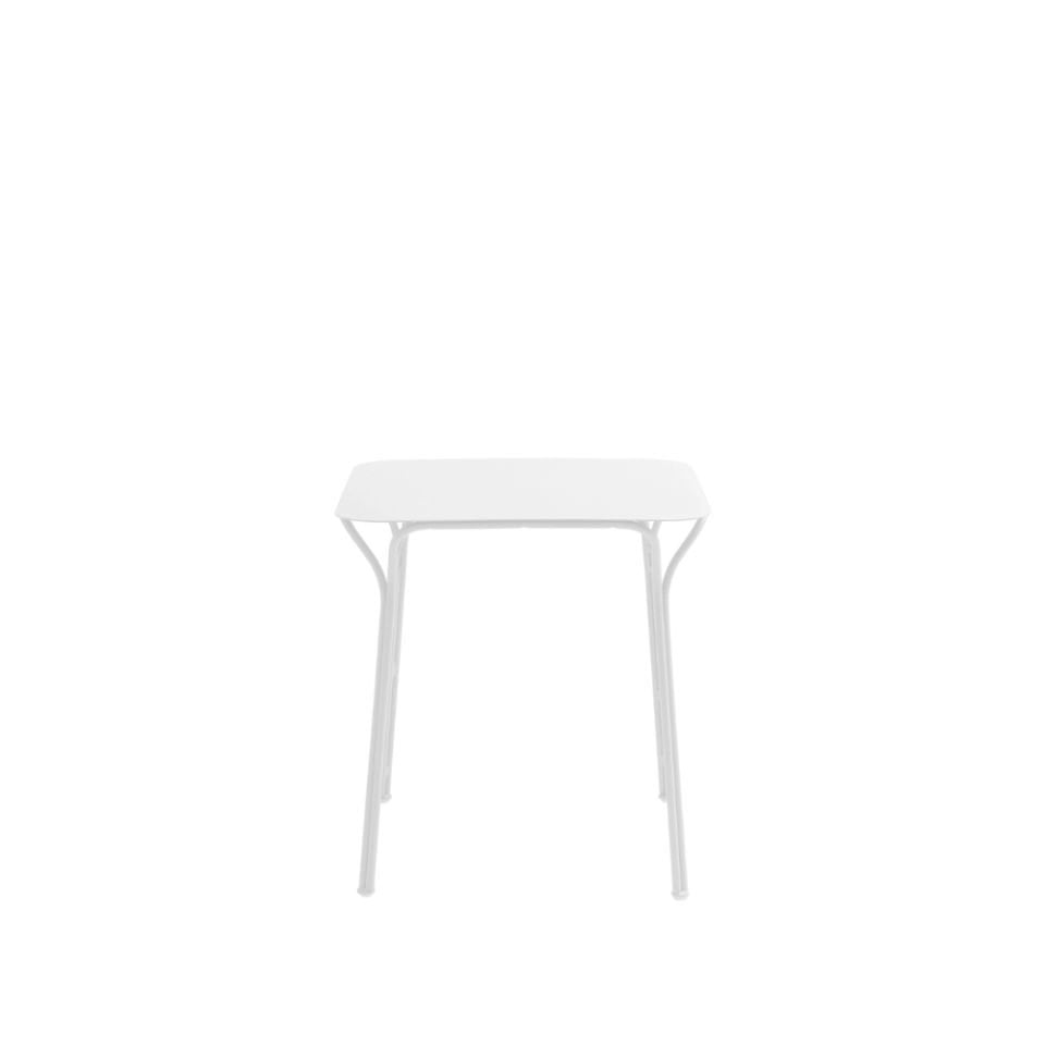 Kartell Hiray Beyaz Kare Masa