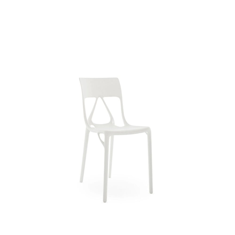 2'li Kartell A.I LITE Beyaz Sandalye