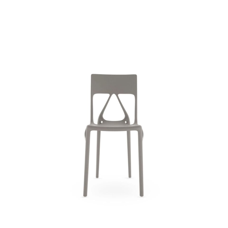 Kartell A.I LITE Gri Sandalye 2'li Koli