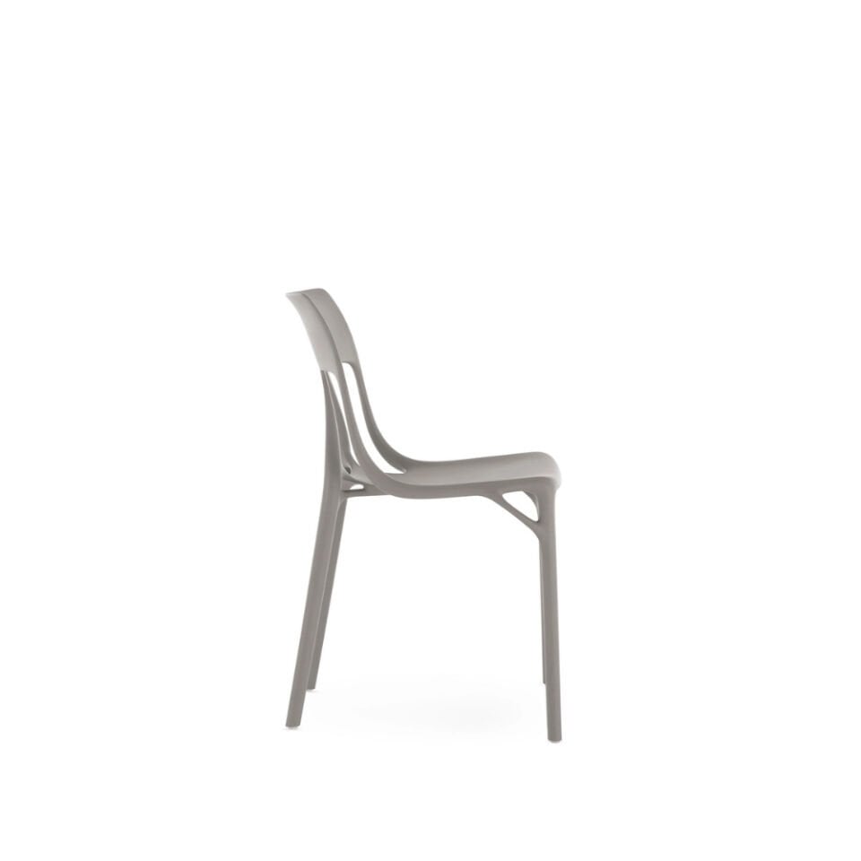 Kartell A.I LITE Gri Sandalye 2'li Koli
