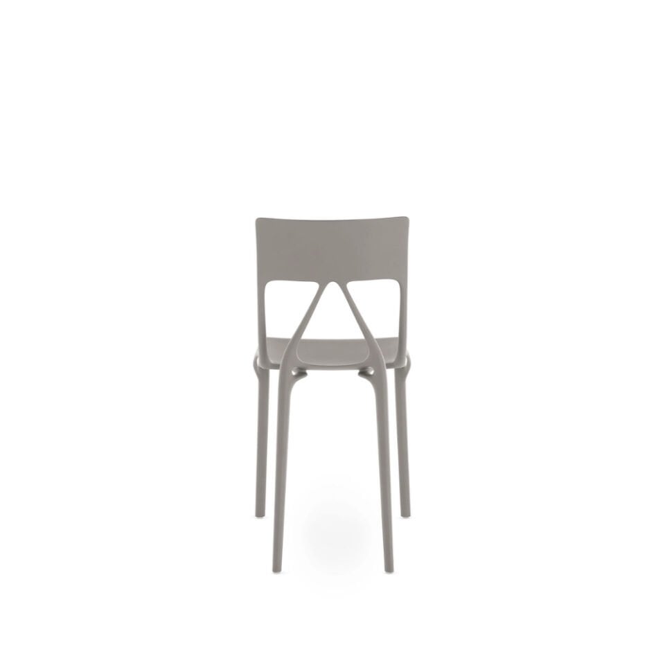 Kartell A.I LITE Gri Sandalye 2'li Koli