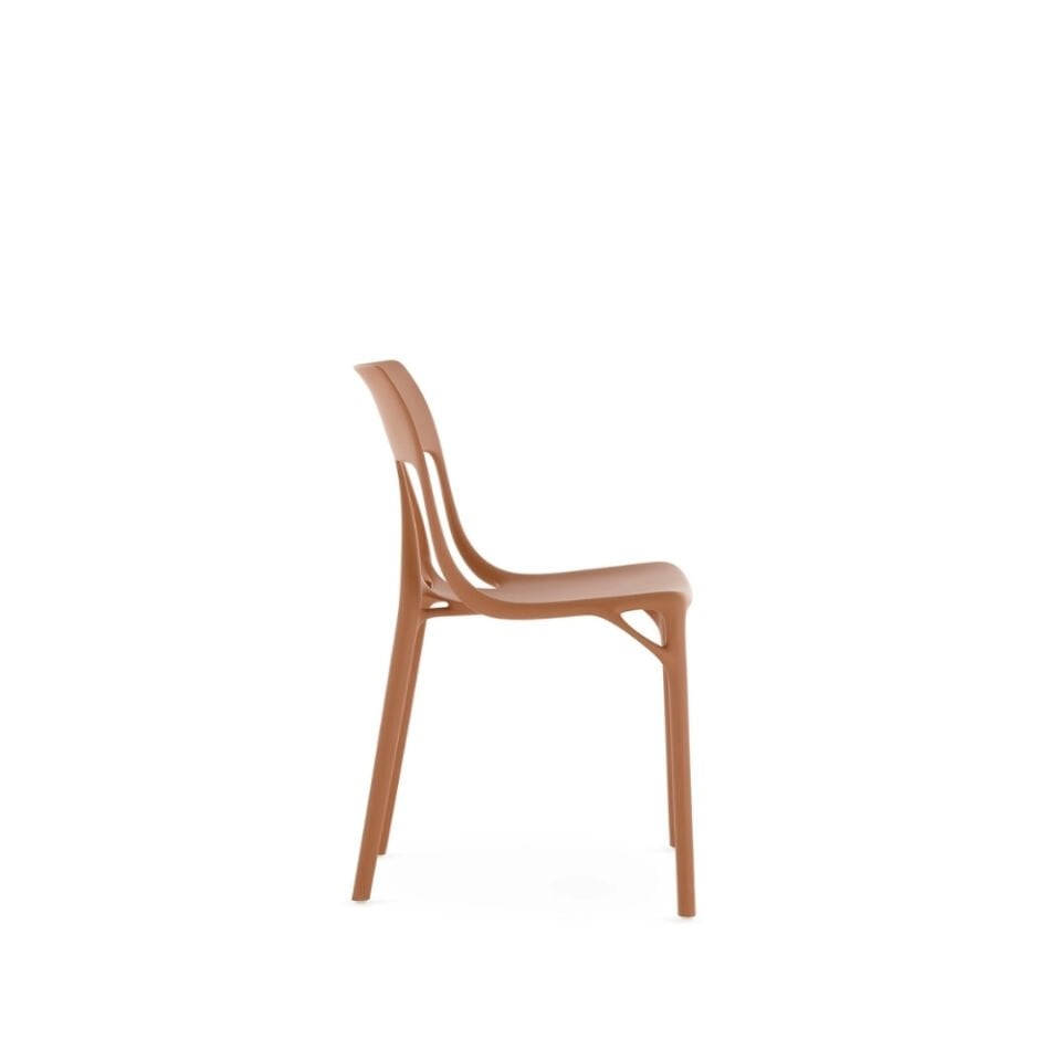 Kartell A.I LITE Kahverengi Sandalye 2'li Koli