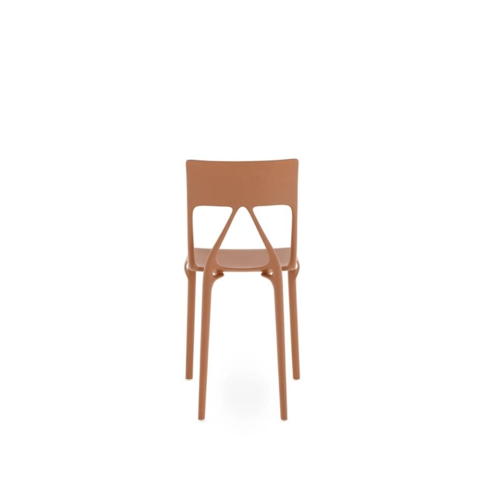 Kartell A.I LITE Kahverengi Sandalye 2'li Koli