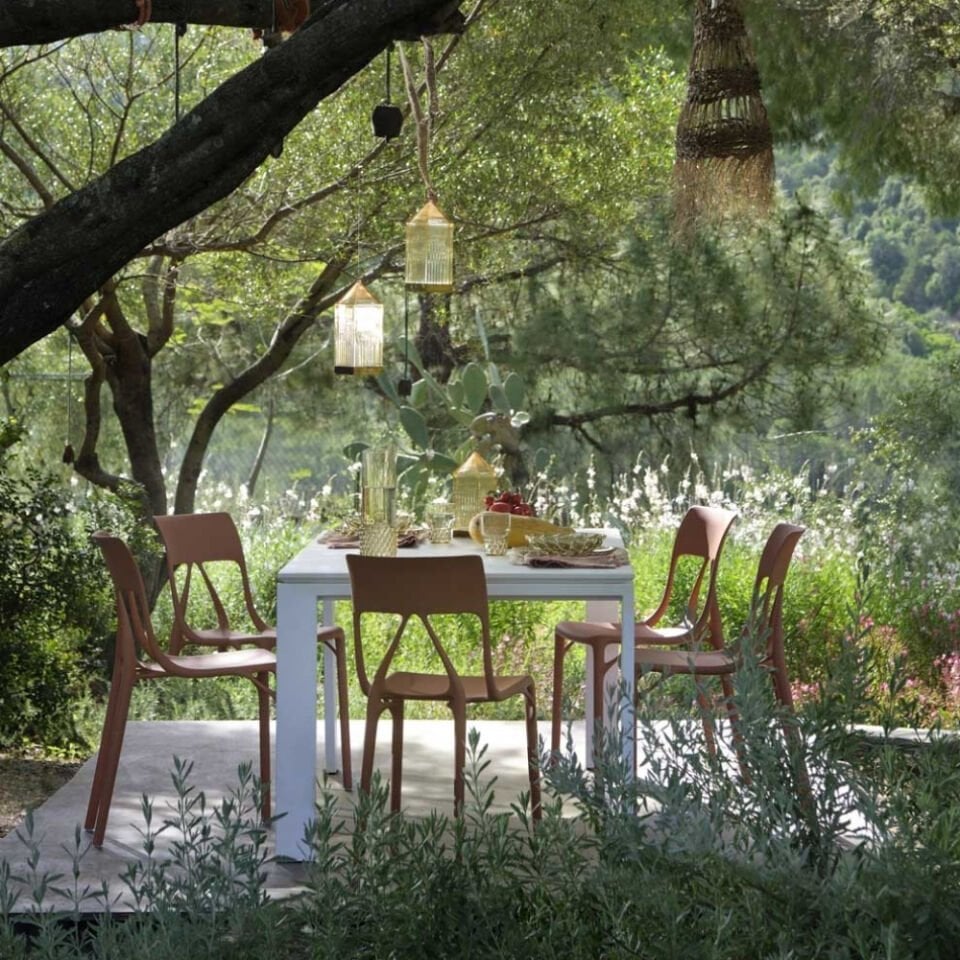 2'li Kartell A.I LITE Moka Sandalye