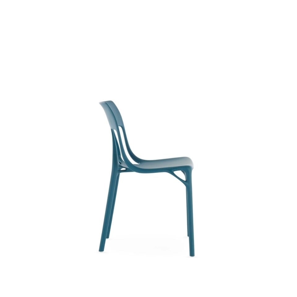 Kartell A.I LITE Petrol Mavisi Sandalye 2'li Koli