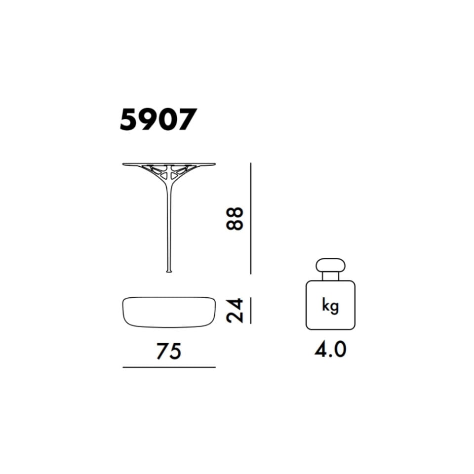 Kartell A.I Siyah Konsol