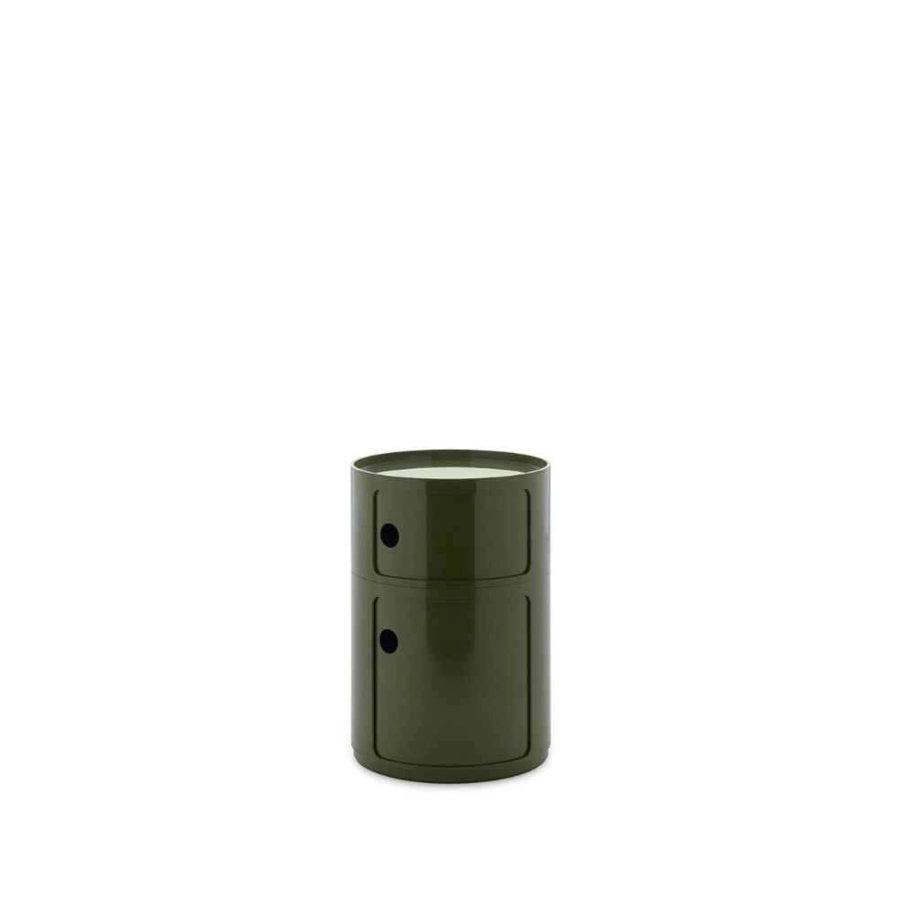 Kartell Big Componibili 2 Çekmeceli Yeşil Modül Q:42