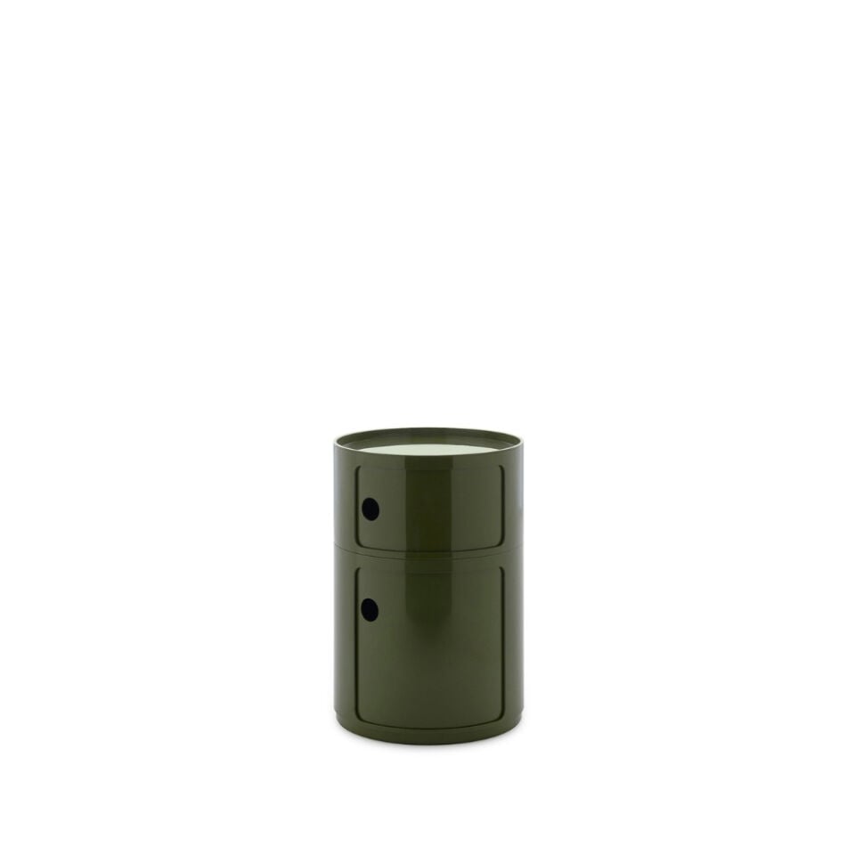 Kartell Big Componibili 2 Çekmeceli Yeşil Modül Q:42