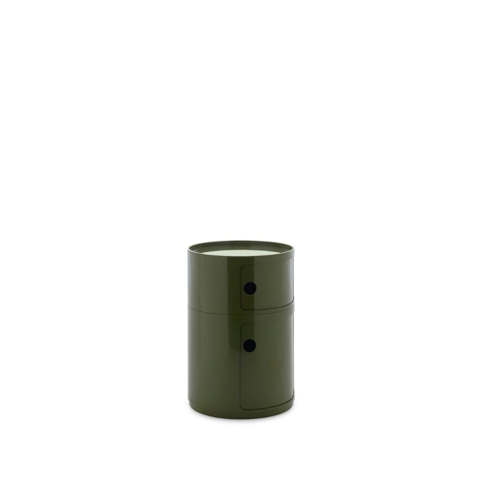 Kartell Big Componibili 2 Çekmeceli Yeşil Modül Q:42