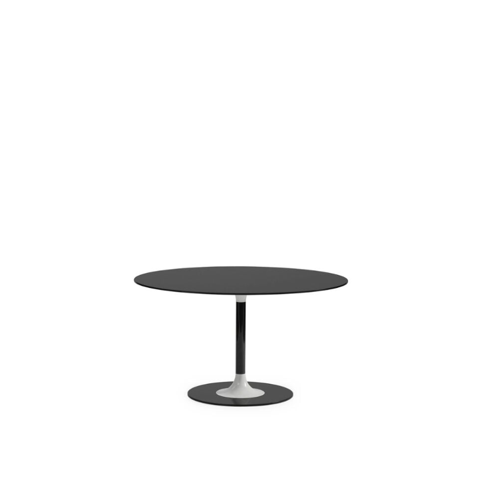 Kartell Thierry XXL Yuvarlak Siyah Yemek Masası 130X72cm
