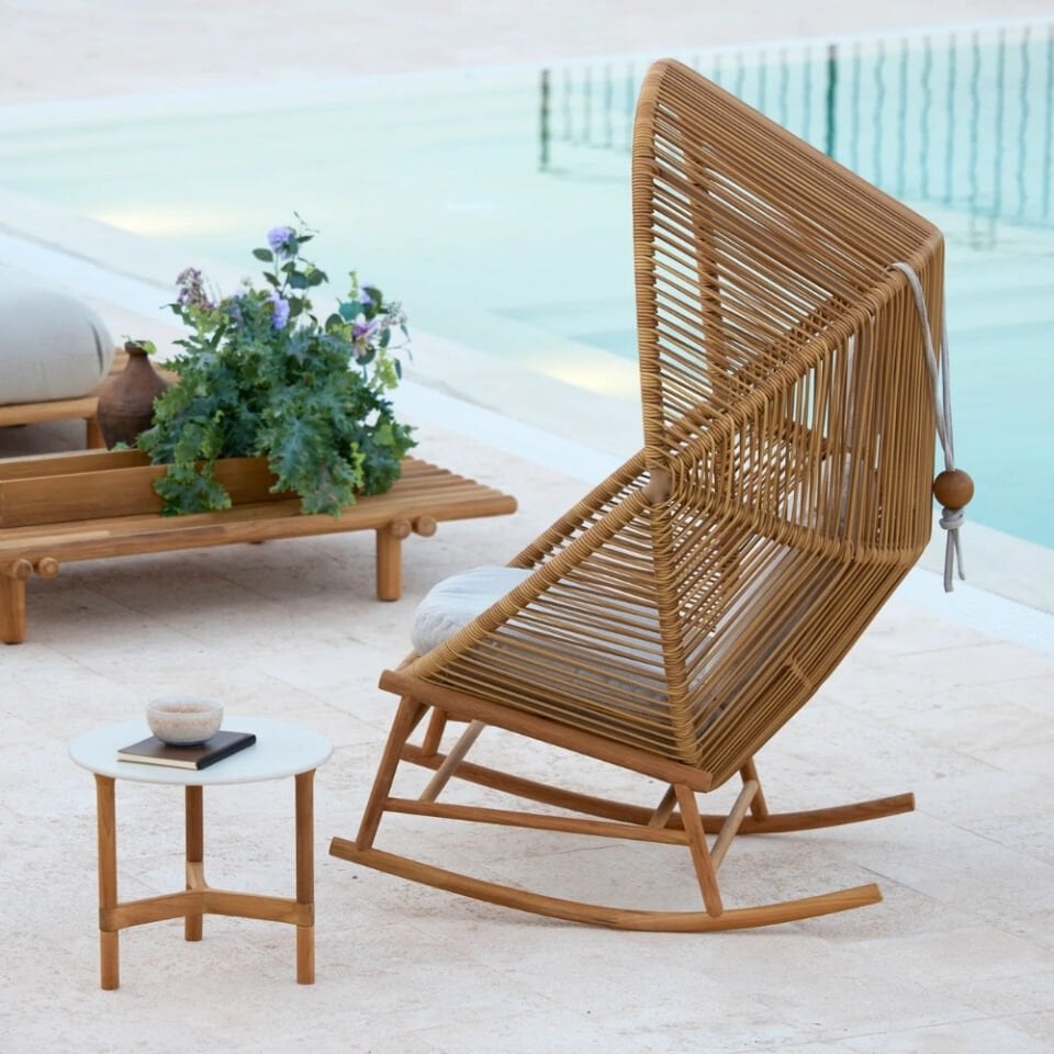 Cane-line Hive Naturel Sallanan Sandalye