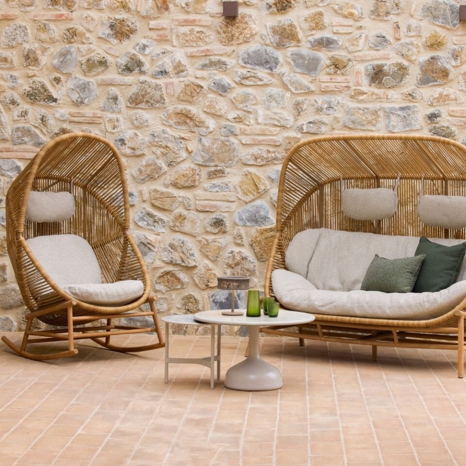 Cane-line Hive Naturel Sallanan Sandalye