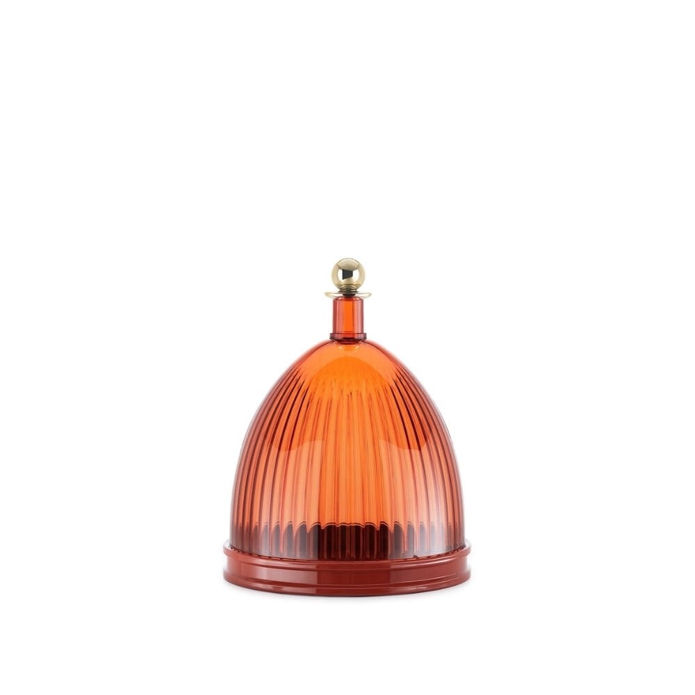 Kartell La Coupole Amber Kapaklı Dekoratif Saklama Kabı