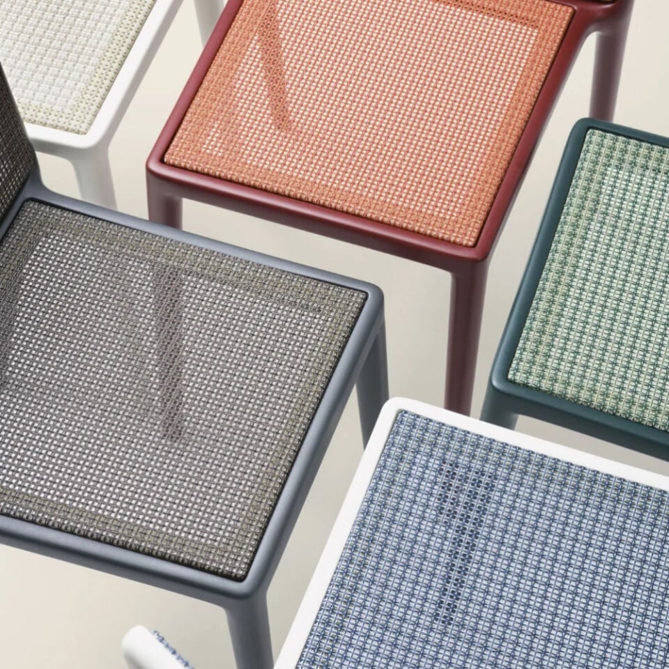 Kartell Belvedere Tech Siyah Dış Mekan Sandalye
