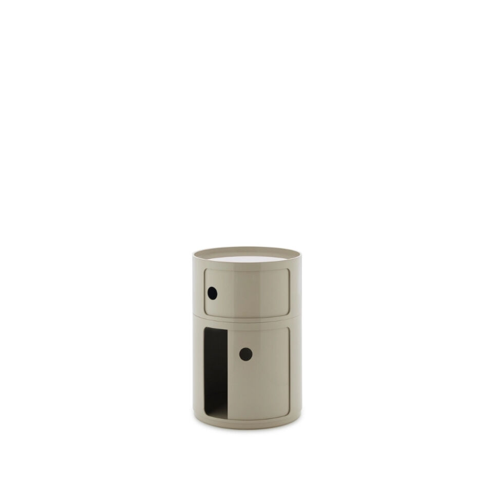 Kartell Big Componibili 2 Çekmeceli Dove Modül Q:42