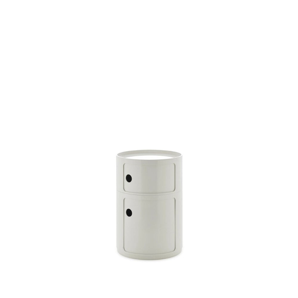 Kartell Big Componibili 2 Çekmeceli Beyaz Modül Q:42