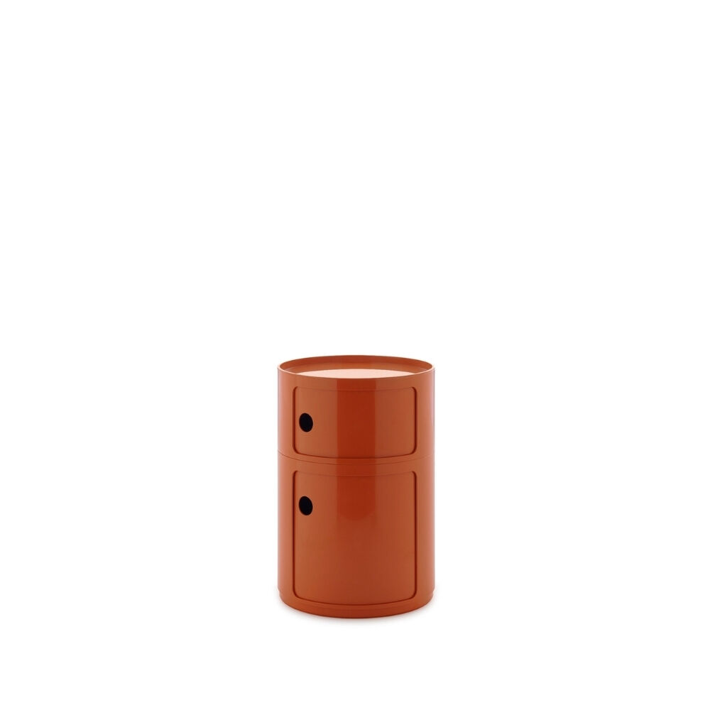 Kartell Big Componibili 2 Çekmeceli Turuncu Modül Q:42
