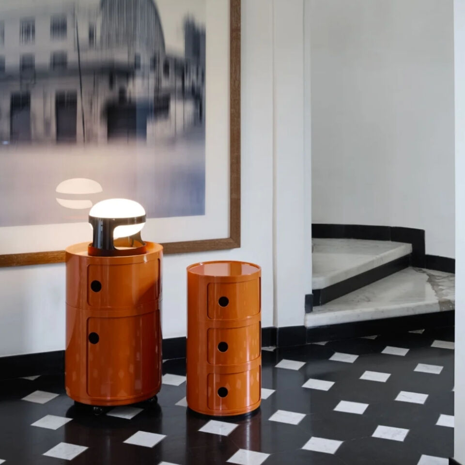 Kartell Big Componibili 2 Çekmeceli Turuncu Modül Q:42