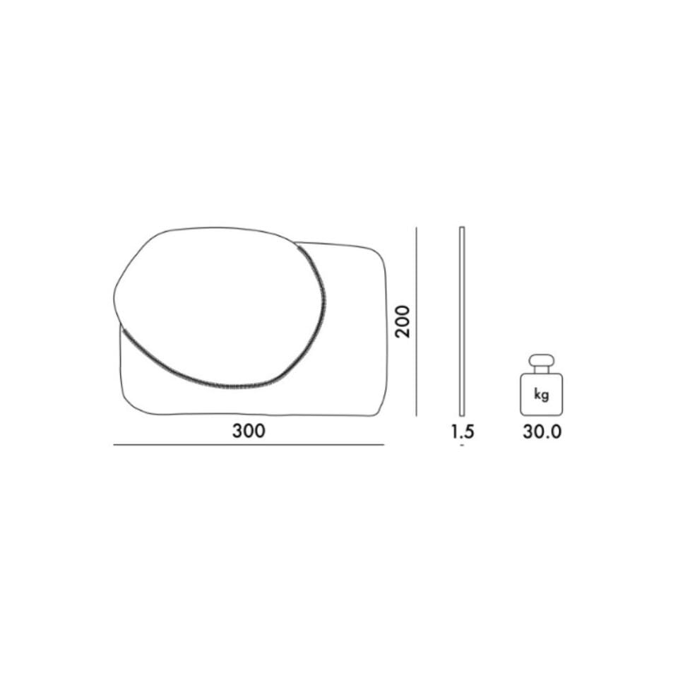 Kartell Aaland 300x200 cm Kiremit Halı