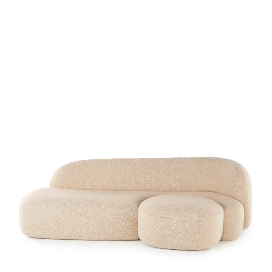 Kartell Aaland Kanepe Krem - Sol Köşe