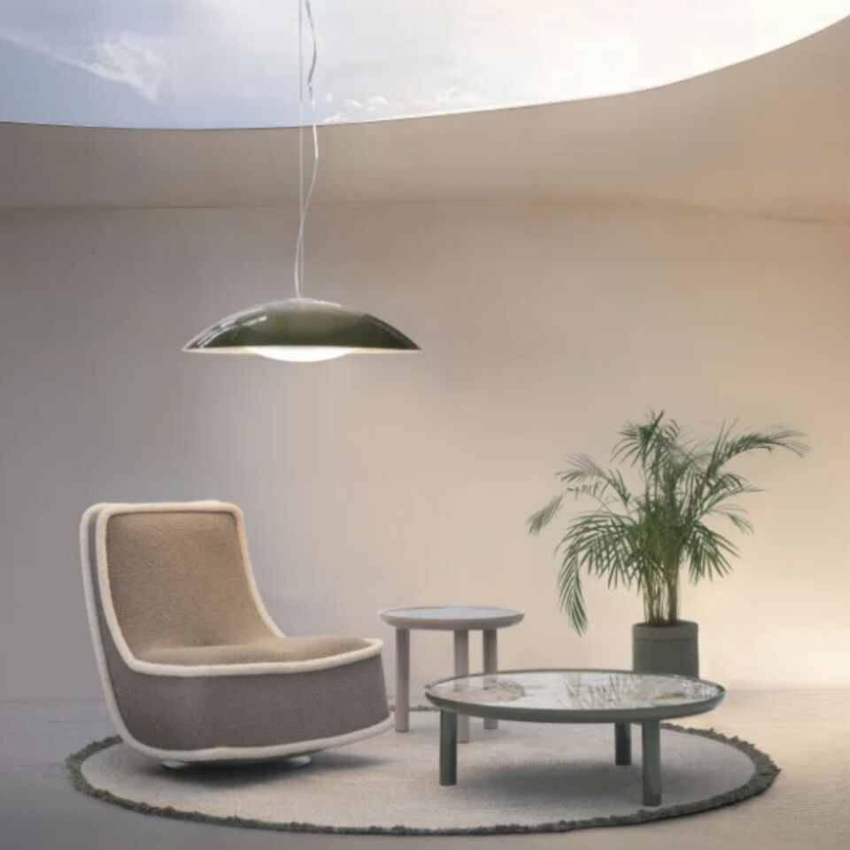 Kartell Neutra Yeşil Beyaz Tavan Lambası