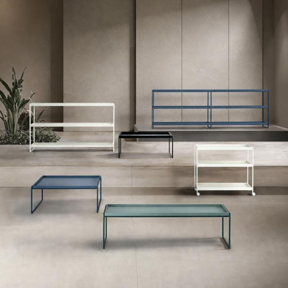 Kartell Trays Mavi İkili Kitaplık 240 cm