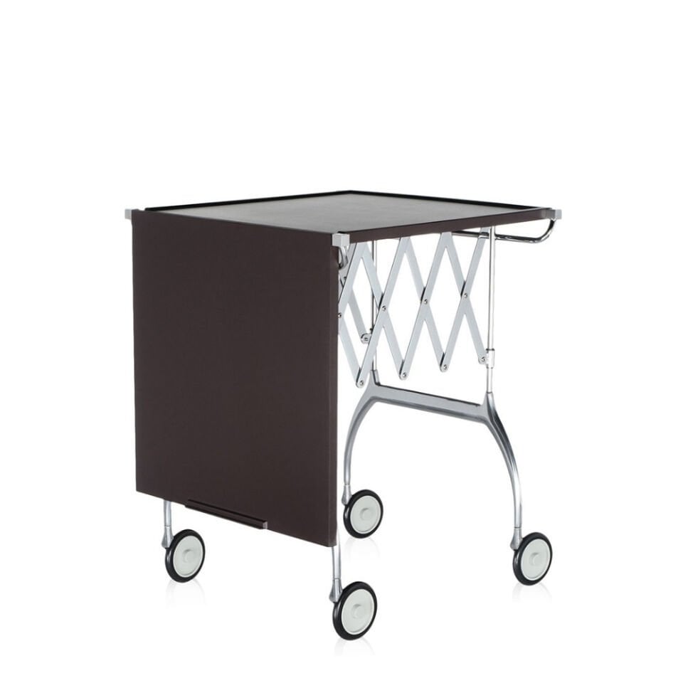 Kartell Battista Servis Masası Mürdüm/Krom Ayak