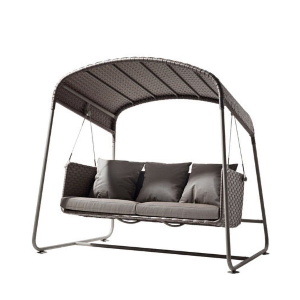 Cave Salıncak Sofa Minderli Beyaz