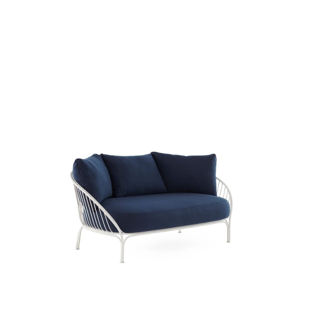 Kartell Hiray 162 cm Beyaz Mavi Kanepe