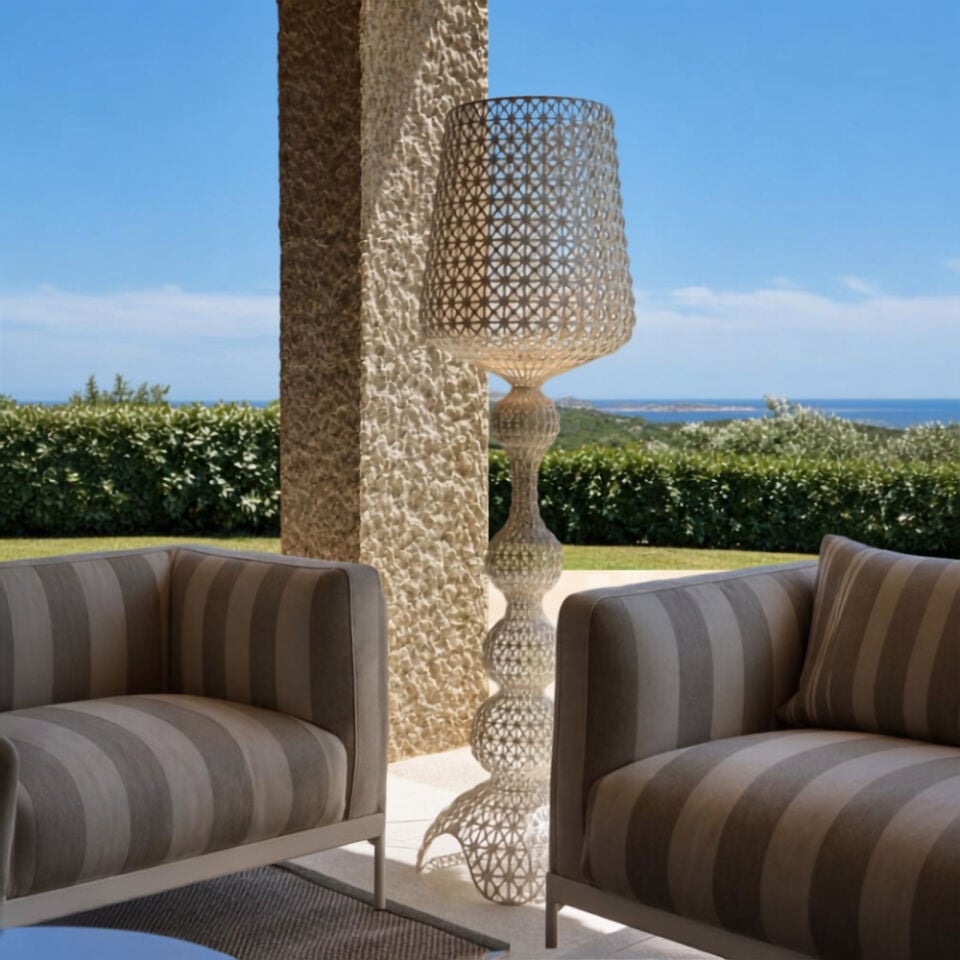 Kartell Kabuki Şeffaf Dış Mekan Lambader