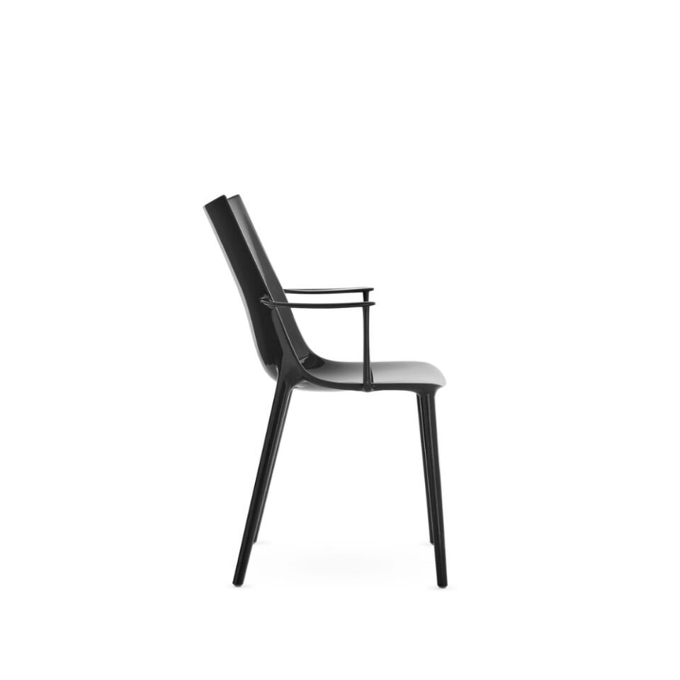 Kartell H.H.H. Siyah Kollu Sandalye