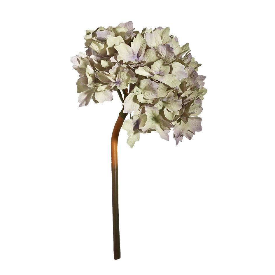 Dekoratif Çiçek Füme Beyaz