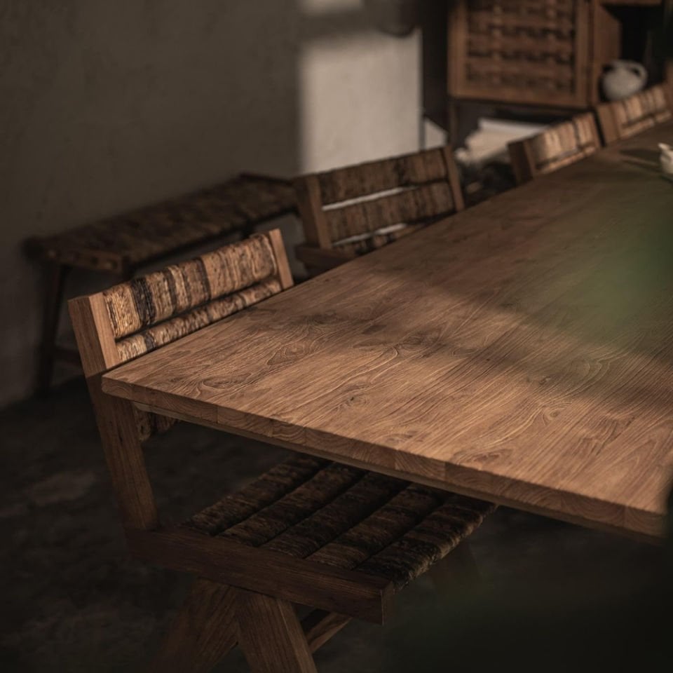 D'Bodhi Xono 300 cm Naturel Yemek Masası