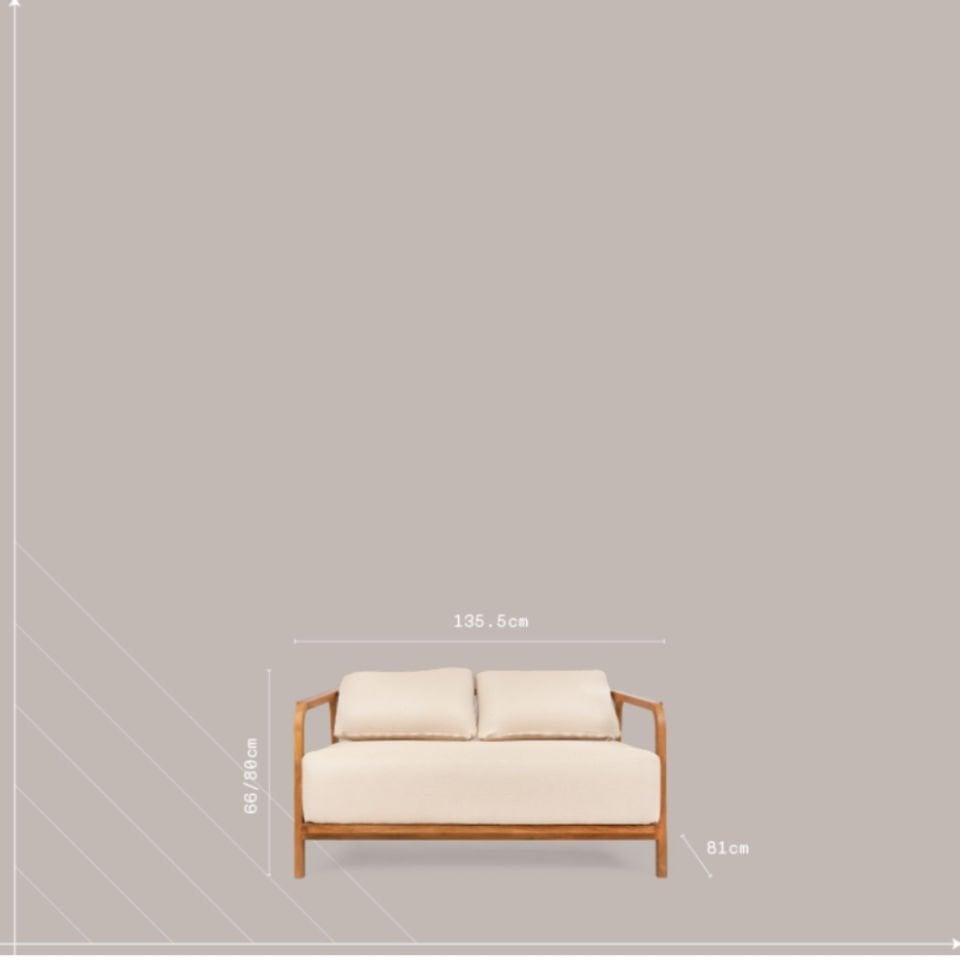 D'Bodhi Classy Lounge Krem Minderli Kanepe