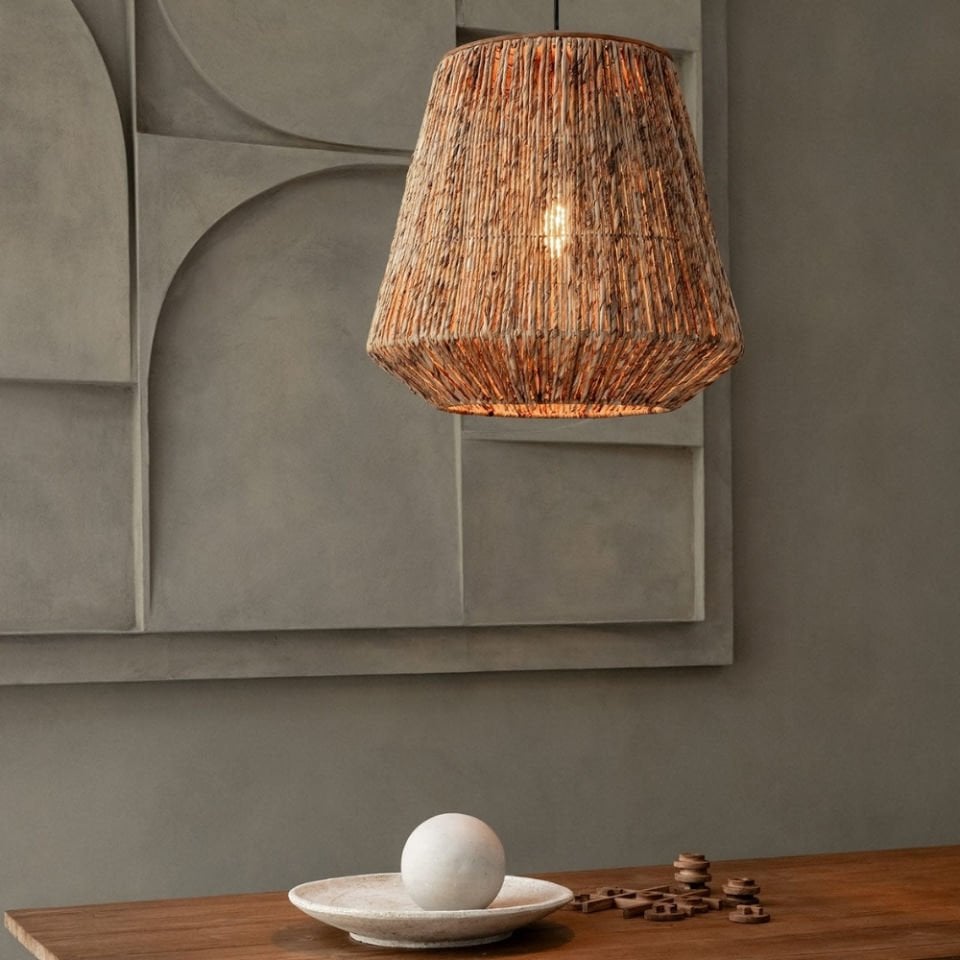 D'Bodhi Crown 65 cm Abaca Naturel Sarkıt