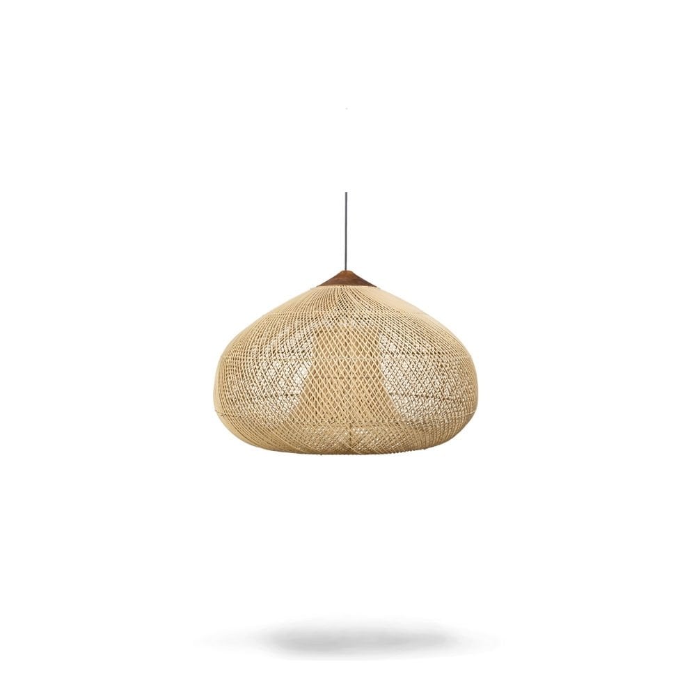 D'Bodhi Drum 80x51 cm Naturel Teak Rattan Sarkıt