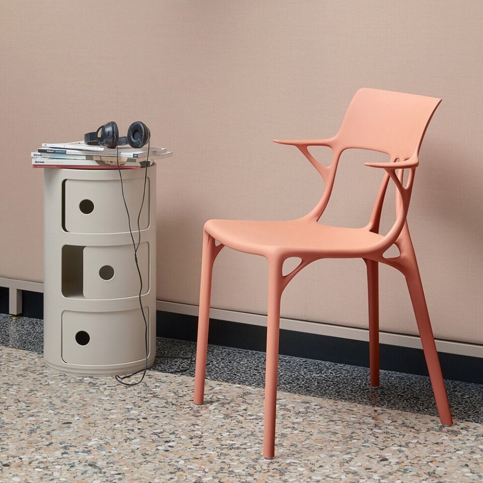 Kartell A.I Dış Mekan Kahverengi Kollu Sandalye 2'li Koli