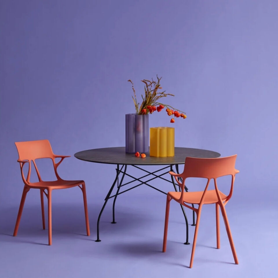 Kartell A.I Dış Mekan Kahverengi Kollu Sandalye