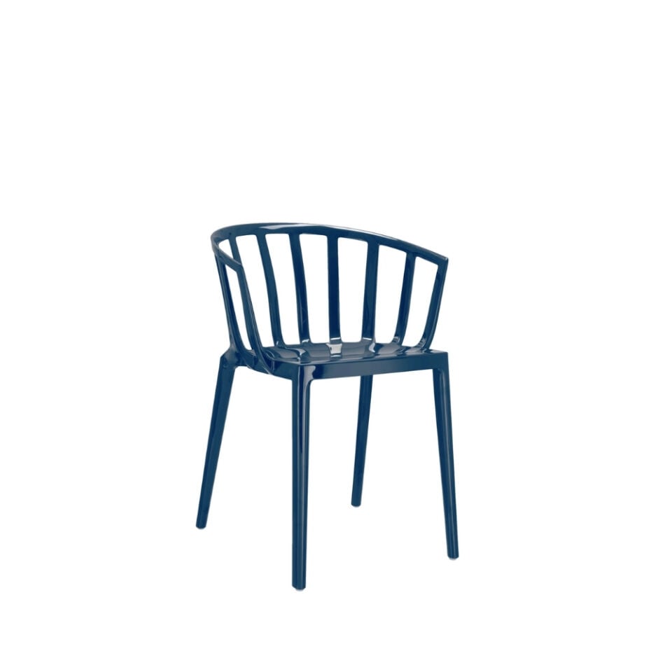 Kartell Venice Parlak Mavi Dış Mekan Sandalye 2'li Koli