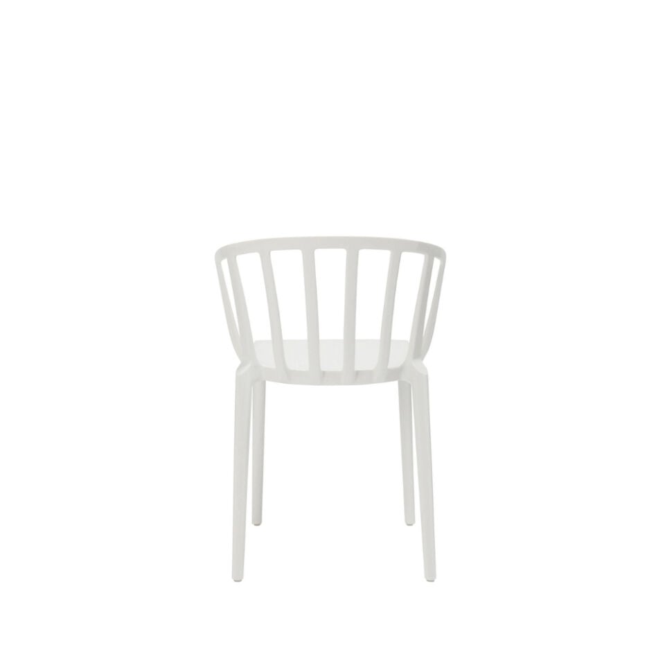 Kartell Venice Parlak Beyaz Dış Mekan Sandalye 2'li Koli