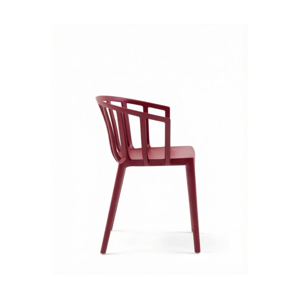 Kartell Venice Mat Bordo Dış Mekan Sandalye 2'li Koli