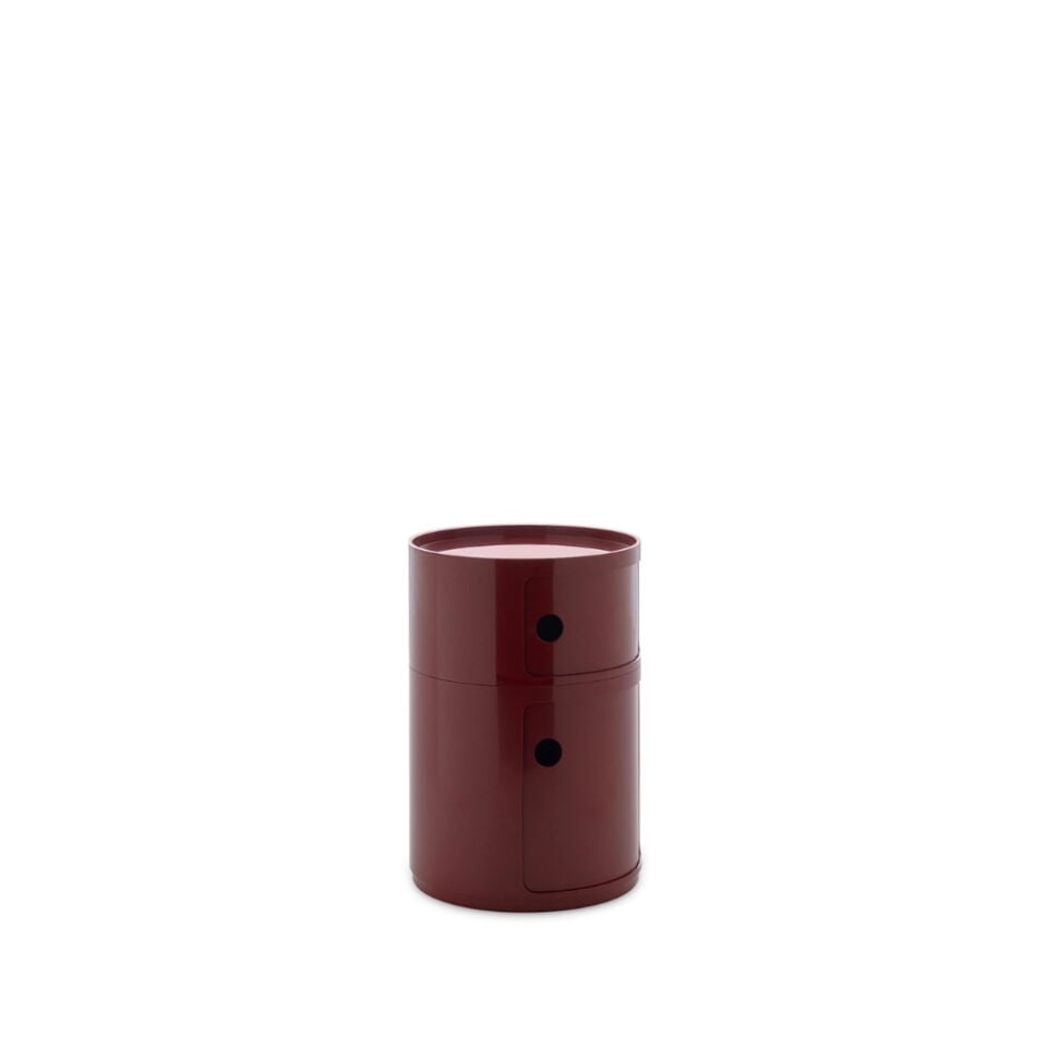 Kartell Big Componibili 2 Çekmeceli Bordo Modül Q:42