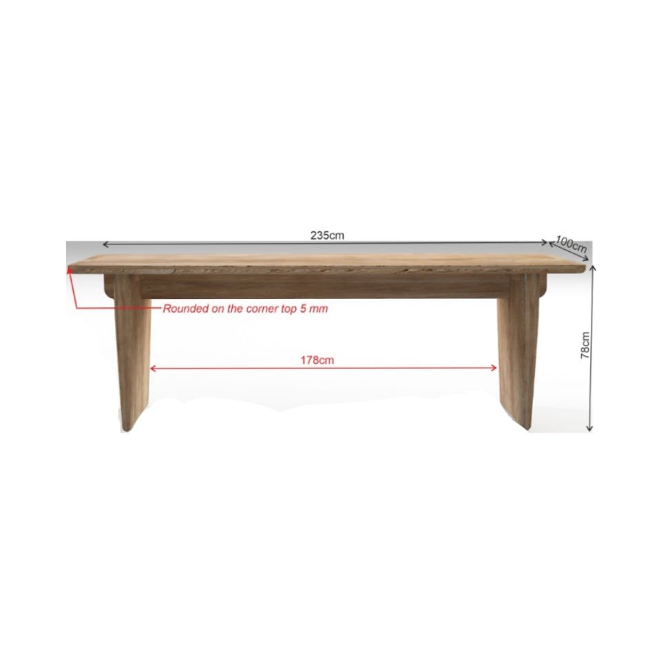 D'Bodhi Nova 235 cm Yemek Masası