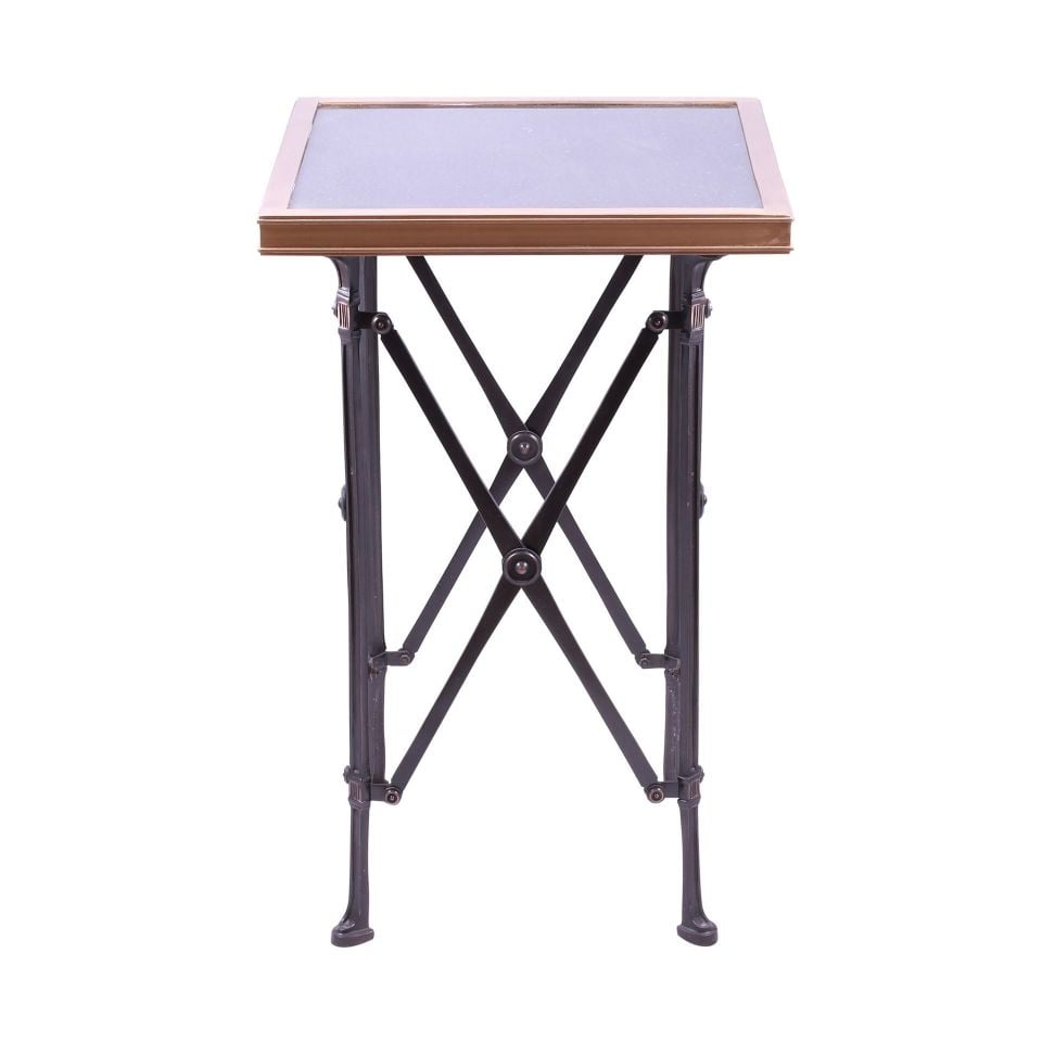 Geridon Montaigne Yan Sehpa Q:40 cm H:69 cm