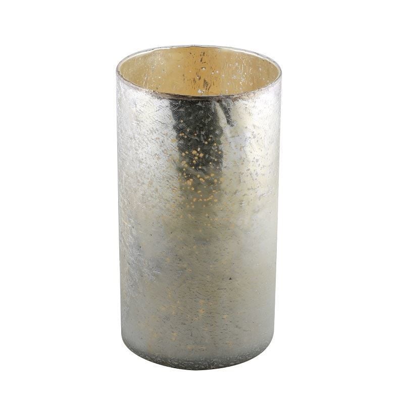 Mumluk Beyaz-Gri H:25 cm