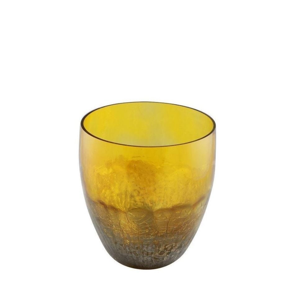 Mumluk Sarı-Gri H:13 cm