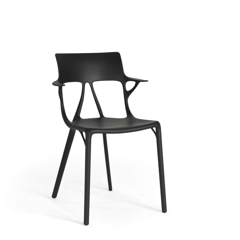 2'li Kartell A.I. Sandalye Siyah