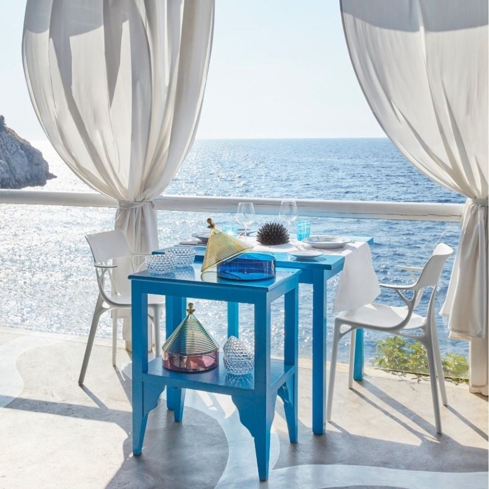 2'li Kartell A.I. Sandalye Beyaz