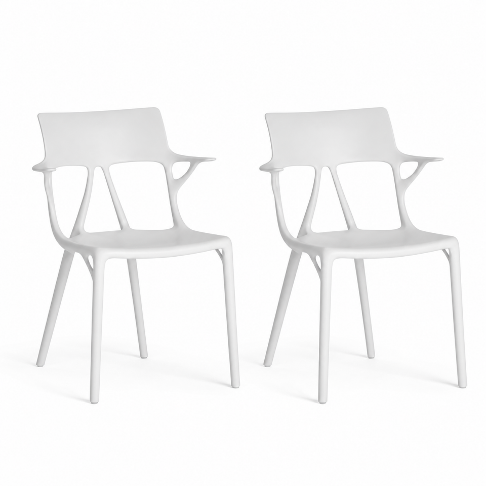 Kartell A.I. Sandalye Beyaz 2'li Kutu